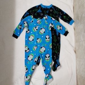 Just One You - Carter's Boys 18M Footie PJs